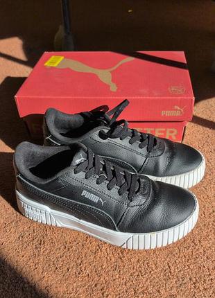 Кросівки для дівчинки puma carina 2.0 jr чорні