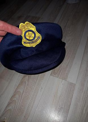 Карнавальна кепка поліцейського