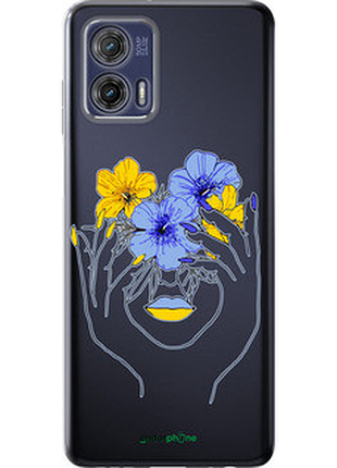 Чехол на motorola g73 девушка v4 "5276u-3196-72104"