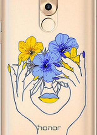 Чехол на huawei gr5 2017 девушка v4 "5276u-473-72104"