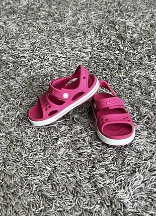 Оригінальні босоніжки сандалі crocs c 8 24-25 розмір