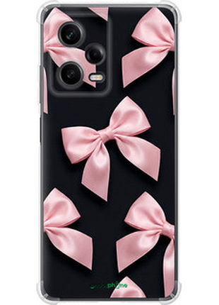 Чехол на xiaomi redmi note 12 pro 5g coquette ribbons dark coquette "6767sp-2932-72104"
