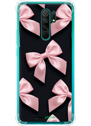 Чехол на xiaomi redmi 9 coquette ribbons dark coquette "6767sp-2019-72104"
