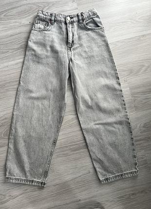 Джинси для дівчинки zara сірі широкі