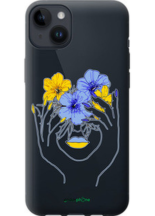 Чехол на iphone 14 plus девушка v4 "5276u-2645-72104"