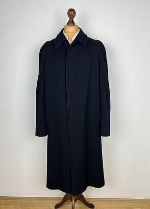 Valentino vintage black wool relaxed overcoat вінтажне оверсайщ пальто валентіно
