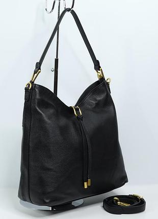 Сумка жіноча шкіряна polina &amp; eiterou y2649 black