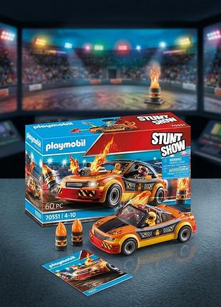 Дитячий playmobil 70551 stunt show «машина-разрушитель»