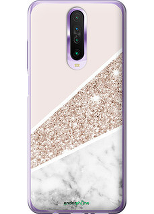 Чехол на xiaomi redmi k30 пастельный мрамор "4342u-1836-72104"
