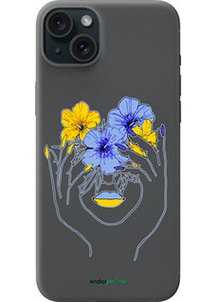 Чехол на iphone 15 plus девушка v4 "5276u-3097-72104"