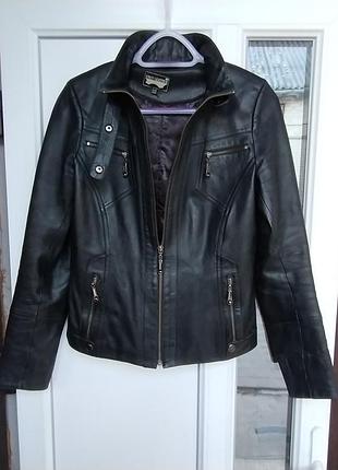Куртка косуха кожаная женская umut leather.