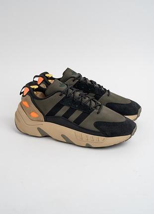 Кросівки adidas zx 22 boost чоловічі хакі чорні розмір 46-47
