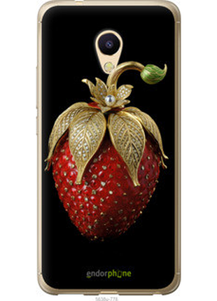 Чехол на meizu m5s клубника v3 "5638u-776-72104"