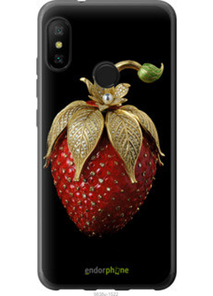 Чехол на xiaomi mi a2 lite клубника v3 "5638u-1522-72104"