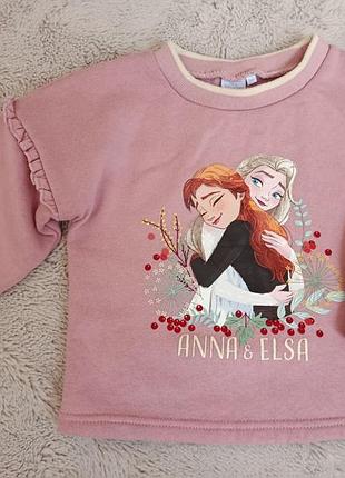 Світшот для дівчинки frozen рожевий 5 років
