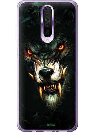 Чехол на xiaomi redmi k30 дьявольский волк "833u-1836-72104"