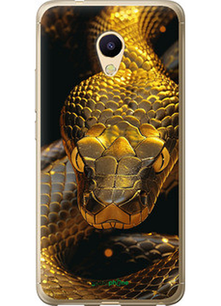 Чехол на meizu m5s golden snake "6072u-776-72104"