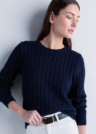 Lauren ralph lauren, бавовняний джемпер в коси