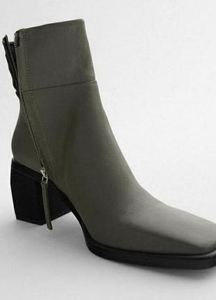 Ботінки zara , черевики zara , шкіряні ботінки zara