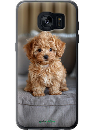Чехол на samsung galaxy s7 edge g935f mini-maltipoo "6158u-257-72104"