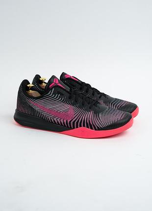 Кросівки  nike kb mentality ii чоловічі чорні рожеві розмір 48-49