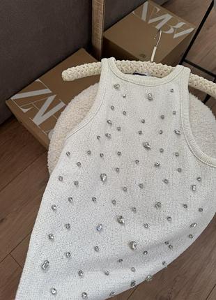 Zara топ тонкої  вʼязки🤍