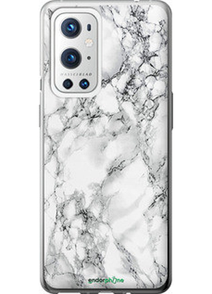 Чехол на oneplus 9 pro мрамор белый "4480u-2250-72104"