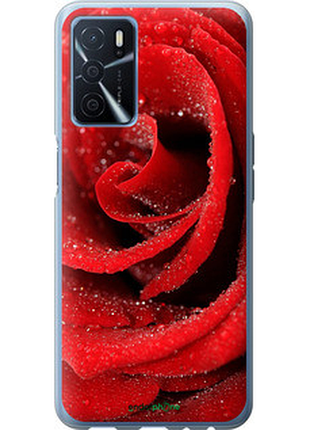 Чохол на oppo a16 червона троянда "529u-2469-72104"