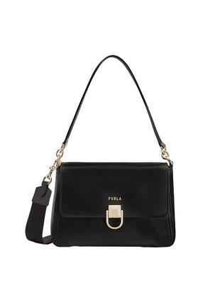 Furla circe shoulder bag жіноча брендова шкіряна сумка оригінал сумочка кросбоді хобо фурла подарунок дружині дівчині женская кожаная сумка оригинал