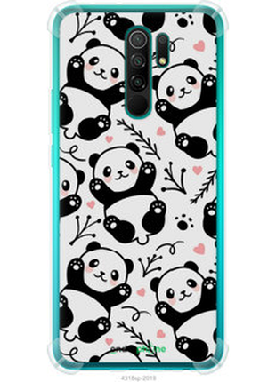 Чехол на xiaomi redmi 9 панды "4318sp-2019-72104"