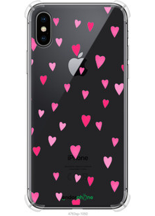 Чехол на iphone x сердечки 2 "4763sp-1050-72104"