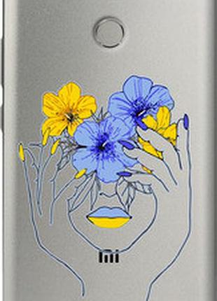 Чехол на xiaomi mi max девушка v4 "5276u-275-72104"
