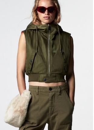 Жилет zara безрукавка zara