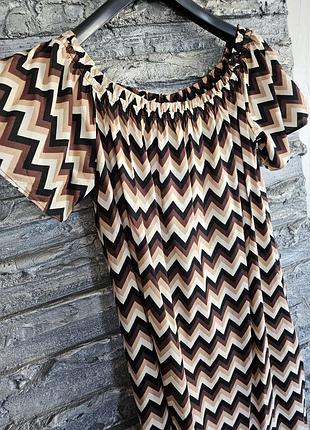 Легкий сарафан у стилі missoni