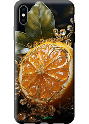 Чехол на iphone xs max лимон "5647b-1557-72104"
