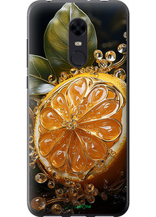 Чехол на xiaomi redmi 5 plus лимон "5647u-1347-72104"