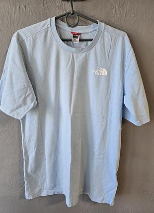 The north face relaxed simple dome t-shirt light blue