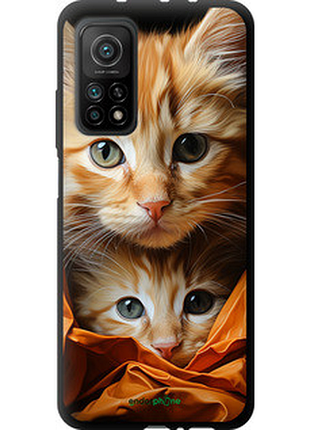 Чехол на xiaomi mi 10t котики 2 "5664b-2096-72104"