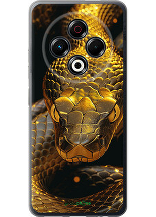 Чехол на tecno spark 30 4g golden snake "6072u-3894-72104"