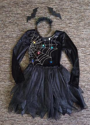 Карнавальное платье хелловин геловин от h&amp;m указано 6-8 лет