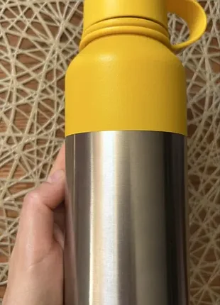 Жовта термопляшка ikea 500 ml