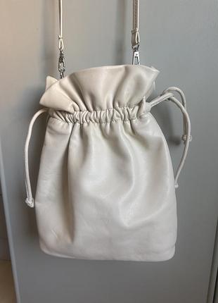 Сумка zara шкіра