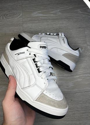 Кросівки чоловічі puma slipstream lo retro білі, розмір 40, устілка 25,5 см
