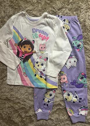 Піжама домашній костюм primark ляльковий будиночок габбі» (gabby's dollhouse