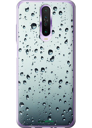 Чехол на xiaomi redmi k30 стекло в каплях "848u-1836-72104"