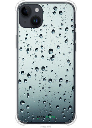 Чехол на iphone 14 plus стекло в каплях "848sp-2645-72104"