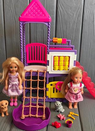 Ігровий набір дитячий майданчик барбі barbie