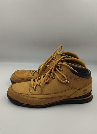 Чоловічі шкіряні черевики timberland euro rock mid hiker (розмір 45