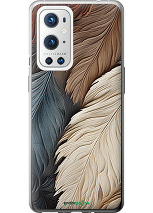 Чехол на oneplus 9 pro листья в стиле бохо "5643u-2250-72104"
