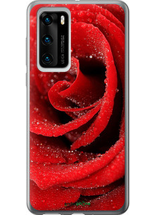 Чохол на huawei p40 червона троянда "529u-1840-72104"